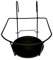 Soporte Forjado para Jardinera Balcón con Ganchos, Porta Maceteros y Jardineras Metálica para Balcones (21x23x20+12, Balcón)