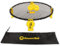 L.A. Sports Bounce Ball Deluxe Set | Roundnet Spiel mit rundnetz, 3 spielbällen, Tragetasche & ballpumpe | Outdoor Sport für Kinder & Erwachsene | perfekt für Garten, Strand & Park