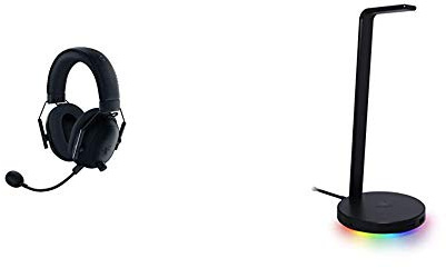 Razer Bundle bestehend aus BlackShark V2 Pro (Wireless Esports Gaming Kopfhörer) und Base Station V2 Chroma (Headset-Ständer mit USB-Hub und RGB-Beleuchtung)