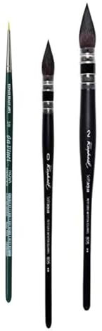 Pinceau Raphael LAVIS SOFTAQUA.SÉRIE 805 Vegans. N°0 .2 Set 2PCS (Raphael France)