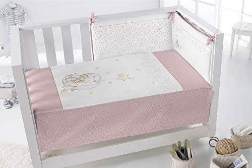 Pelsa Baby | Bettdecke für Kinderbett | Bettdecke für mehr Schutz für Babys | Bettdecke für Babys | Farbe Rosa | Größe 120 x 60 cm