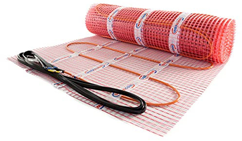 Elektrische Fußbodenheizung Bad 10.0m² Matte Temperierheizung Vollheizung Komfortheizung Zusatzheizung Wartungsfrei 160W/m² floor heating mat - Mi-Heat Qualitätsprodukt