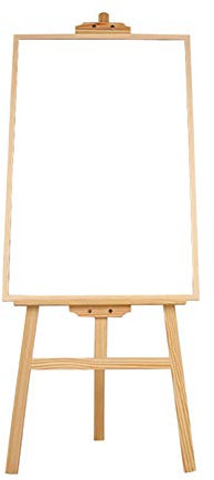 Trockener Löschwhiteboard Holzrahmen-Stativ-Display-Anzeigen-Kunst-Staffelei Für Home Office School Store(Size:60X90CM)