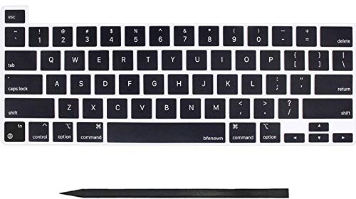 Bfenown Touches de remplacement pour clavier américain pour MacBook Pro Retina 13 A2338 Touchbar M1 EMC 3578 Année 2020