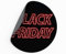 Olmedo Servicios Integrales Vinilos de Descuento Black Friday 30x30 cm - Cartel Adhesivo Ofertas