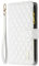 iPhone 11 Phone Case Zipper Flip Shockproof Leather Wallet Cover with Kickstand Card Holder Silicone Bumper Zip Pocket Folio Cases for iPhone 11 Case for Girls Women, White