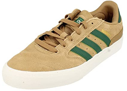 Adidas Men's Busenitz Vulc II Sneaker, Cardboard/Collegiate Green/FTWR White, 9.5 UK