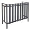 Mendler Copri condizionatore Esterno Copertura Protettiva e Decorativa HWC-K58 80x90x39cm Alluminio Grigio