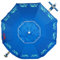 Pincho Grand parasol de plage 200 cm anti-vent jusqu'à 35 km/h, aluminium, 8 baleines en fibre de verre, poids 1,6 kg.., Solides, 200cm, Moderne
