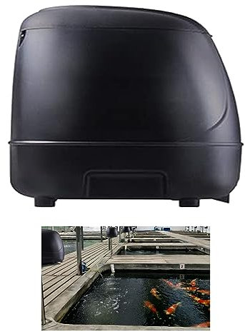 AFGSsm 10L Pond Feeder, Fish Feeder, Distributeur Nourriture Poisson Bassin Exterieur, Distributeur de Nourriture pour Poisson