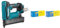 Makita DFN350Z Akku-Stauchkopfnagler 18V (ohne Akku, ohne Ladegerät) & TACWISE 1713 Stauchkopfnägel Brad Typ 18G /35 mm, verzinkt, 4.000 Stück