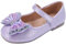 Scarpe per bambini, eleganti, per il tempo libero, per bambini, suola morbida, antiscivolo, scarpe da ballo per feste, ballerina, performance, scarpe da sposa per ragazze Mary Jane, Lilla, 28 EU
