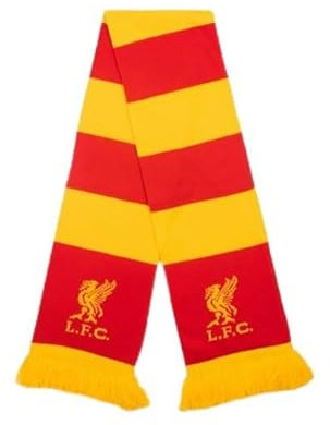 Liverpool F.C. Red and Yellow Crest Liverbird Bar Scarf