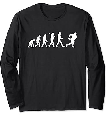 Evolution of Rugby T-Shirt – Rugby-Geschenk – Rugby-Shirt Langarmshirt