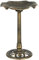 Outsunny Bain d'oiseaux Abreuvoir, mangeoire pour Oiseaux Bassin Forme Feuille de Lotus, dim. Ø 50 x 71H cm polypropylène Bronze Antique