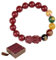 JOPOYOCO Feng Shui Bracelet chinois Pixiu Charms Vermillon Bracelet porte-bonheur porte-bonheur Feng Shui Cadeau Feng Shui avec boîte exquise, 8mm, Vermillon