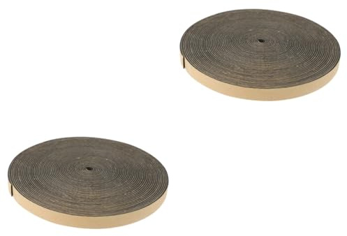 Toyvian 2rolls Foam Strip Sealing Tape for Car Speaker Soundproofing Insulation Tape