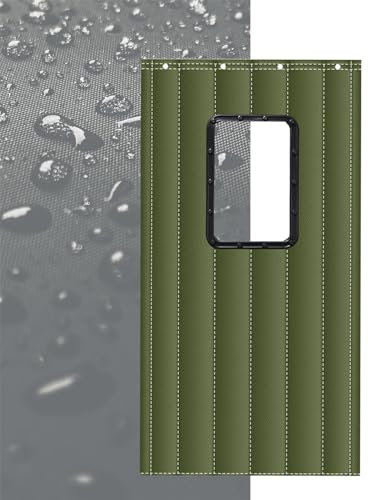 ATYUJKB Wärmeschutzvorhang für Türen Innen 130x240cm, Thermovorhang Kälteschutz Magnet Thermovorhang Kälteschutz Magnet Wärmeschutzvorhang für Balkontüren Wohnzimmer