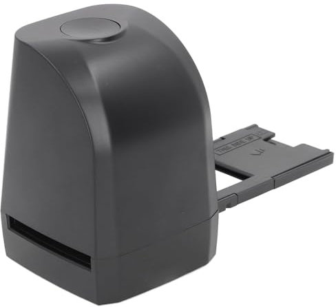 MAHWER 8MP Film Scanner, Fixed Color Negative Scanner, Support Image Preview, Playback and Editing Functions, One-way Scanning, for Color and Monochrome Slides