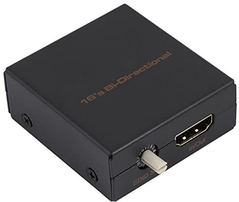 KIMISS EDID Feeder Manager Emulator mit 4K CEC-Unterstützung, Ideal für die Signaleingangs- und -ausgangsanpassung – Kompatibel mit Back-End-Anzeigegeräten