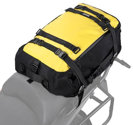 ENJOHOS Hecktasche Motorrad Gepäcktasche 10/20/30L Rucksack Vielseitige Motorradtasche Heck Wasserdicht Gepäckrolle Motorrad Tasche Sozius Satteltasche Tankrucksack Modulare, Gelb-30L