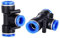 100pcs 50pcs PE Pneumatic Fittings Fitting T Type 3-way for 4mm 6mm 8mm 10mm Tee Tube Quick Connector Slip Lock(14mm(50pcs))