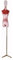 Schneiderpuppe, Schneiderbüste kleiderpuppe, Weibliche Schneiderpuppe, höhenverstellbare Schaufensterpuppe ohne Arme, Kleiderständer(Pink)