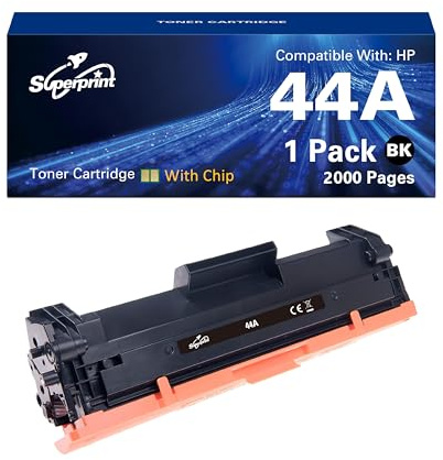Superprint 44A Tonerkartusche mit groß Kapazität Kompatibel für HP 44A CF244A Toner Schwarz für LaserJet Pro M15a M15w M15 M16 MFP M28a M28w M28 M29 Drucker (Groß, 1er-Pack)