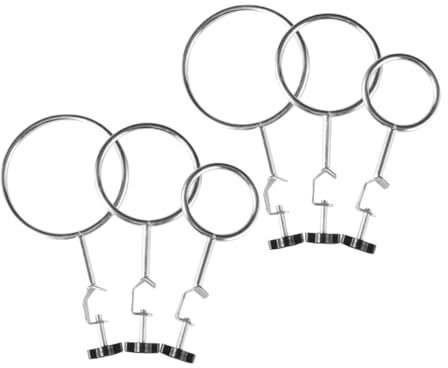 BRIGHTFUFU Steel Beaker Laboratory Flask Clamp Quick Clamps for Scientific Lab Work