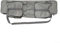 Getdoublerich Inflatable Boat Seat Cushion And Storage Bag, Dinghy Boat Seat Bag Storage Bag 420D Oxford Cloth Seat Storage Bag For Kayak Inflatable Boat(Grey 85cm)