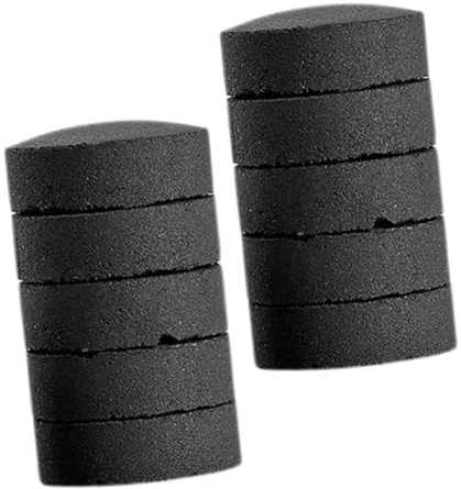 KONTONTY 10pcs Wood Charcoal Tablets Bbq Fire Starter for Camping Grill Outdoor Fire Pit