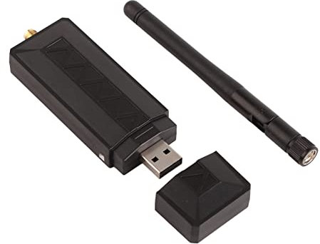 Netcard inalámbrica AR9271 Adaptador WiFi USB desapeitable 2DBI Adaptador de Antena para la computadora TV Negro