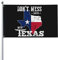 Bandiera Pirata Decorative, Dont Mess With Texas Doppia Cucitura Bandiere Da Giardino Per Interno Decorazione Flag 90X150Cm