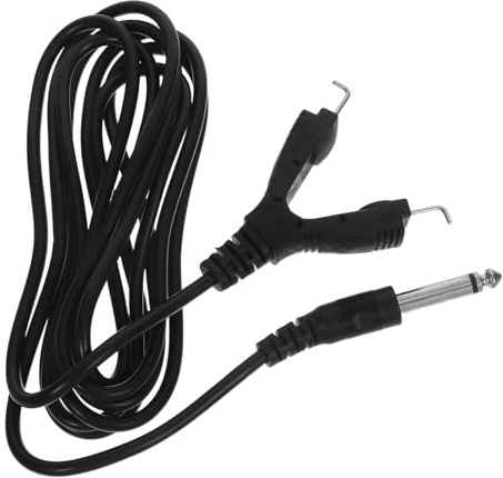 PENIKOKO Integrated Clip Cord Silicone Wire 2.5m Heavy Duty Power Supply Wire for Black