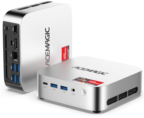 ACEMAGIC Kron Mini K1 Mini PC AMD Ryzen 3 3300U(UP TO 3.5GHz), 16GB DDR4&1TB SSD, Radeon Vega 6 Graphics, Triple 4K Output, Dual-Band Wi-Fi, Gigabit Ethernet, Windows 11 Pro for Office