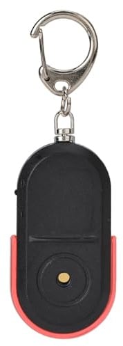 Ejoyous Schlüsselfinder Pfeifen, Schlüssel Sucher Alarm Gegenstandsfinder Schlüsselanhänger Ortungsgerät,für Schlüssel Brieftasche Handy Gepäck MP3 8-10 Meter Reichweite (Rot)