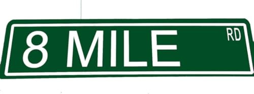 New Road Sign 8 Mile Rd Custom Metal Street Sign Street Sign 4x16 inches