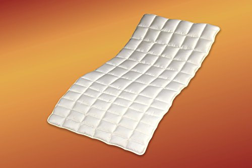 Betten Hofmann Premium Merino-Zirbenholz Unterbett Bettauflage Matratzenauflage Zirbenduft (100x200cm)