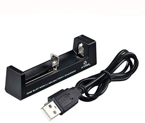 Xtar – Xtar MC1 Chargeur 500 mAh Courant de Charge 4,2 V Tension de terminaison 3,7 V Batteries Li-ION de 10440 à 26650