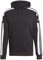 adidas Squadra 21 Hooded Track Top, Felpa Sportiva con Cappuccio Uomo, Nero, S