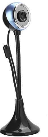 Elprico HD-Webcam mit Mikrofon, USB-Webcam mit Mikrofon, um 360 Grad Drehbare Mikro-Webcam für PC-Laptop-Computerzubehör