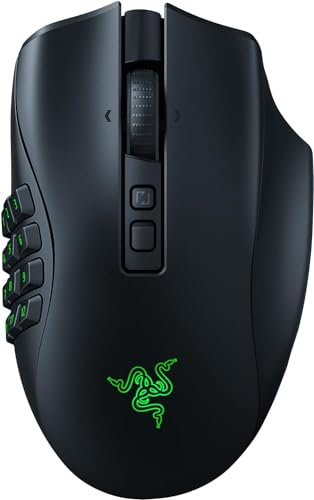Razer Naga V2 Pro Kabellose MMO-Gaming-Maus Maus mit neigbarem HyperScroll Pro-Mausrad (RZ01-04400100-R3A1)