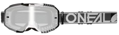 O'NEAL Fahrrad- & Motocross-Brille (Grau Schwarz Weiß)