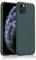aaaioe Liquid Silicone Case for iPhone 11 Pro Max Case, Gel Rubber Full Body Protection, Soft Ultra Slim Protective Shockproof Phone Case, Anti-Scratch Microfiber Lining, 6.5 Pine Green