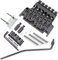 Floyd Rose - Ponte Tremolo per Chitarra, in Lega di Zinco, con di Doppia Chiusura, Kit per Chitarre elettriche (Nero)