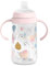 Suavinex, Vaso Aprendizaje Bebé con Boquilla de Silicona y Asas, Biberón con Asas, con Sistema Anticólico, Tapa Protectora, Vaso Antiderrame, 270 ml, para Bébés +6 Meses, Apto Lavavajillas, Bears Rosa