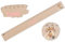 Holz Lineal 30cm - Pferde - Holzlineal mit Pferdemotiv | 30 Holzlineal mit Pferde-Design | Personalisiert mit Namen | Geschenk zur Einschulung für Mädchen - 30 cm - Holz - pferd