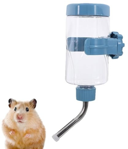 Botella de agua para hámster, dispensador de agua para hámster, dispensador de agua para mascotas pequeñas, dispensador automático de agua para pequeños animales, jerbos para hámsters