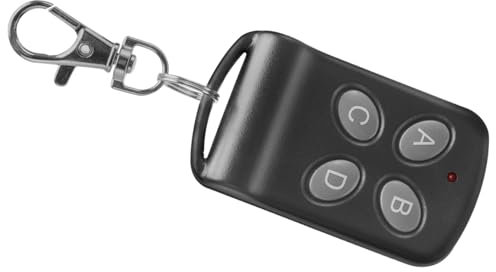 jojofuny 433 Mhz Fernbedienung Für Garage 4-tasten-schlüsselanhänger Keine Batterie Im Lieferumfang Enthalten Leicht