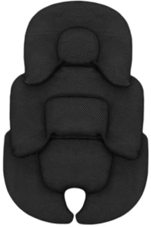 Kissen für Babystuhl - Schwarz - Sitzerhöhung - Kindersitz - Autositz